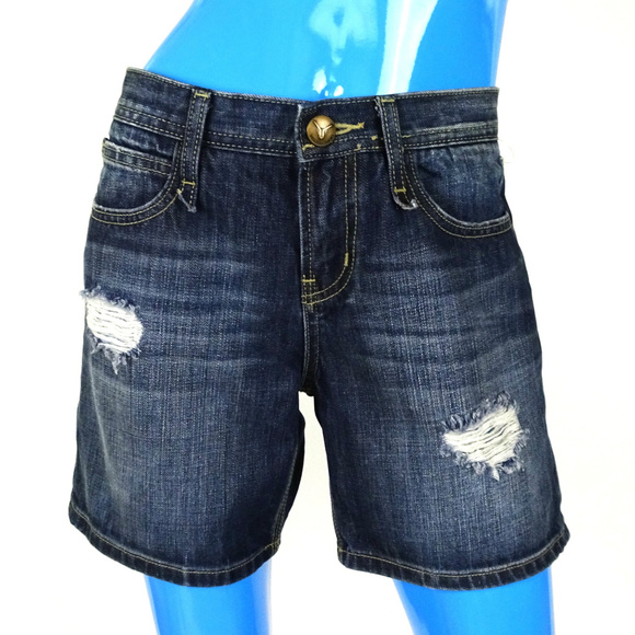 Vigoss Pants - Vigoss Mulberry Boyfriend Bermuda Jean Shorts 26 S